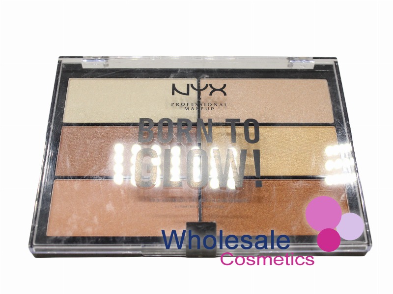 9 x NYX Professional Makeup Born To Glow Highlighting Palette - 01